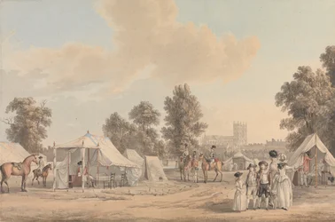 An Encampment in St. James Park